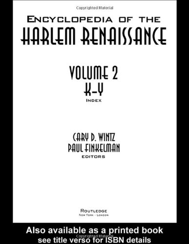 Encyclopedia of the Harlem Renaissance