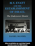 H V Evatt and the Establishment of Israel