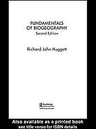 Fundamentals of Biogeography