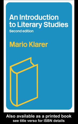 Introduction to Literary Studies