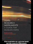 Using Research Instruments