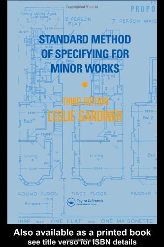 Standard Method of Specifying for Minor Works