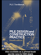 Pile Design and Construction Practice