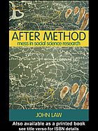 After method : Mess in social science research