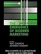 The Emergence of Modern Marketing