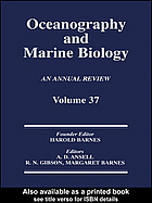 Oceanography and Marine Biology, Volume 37