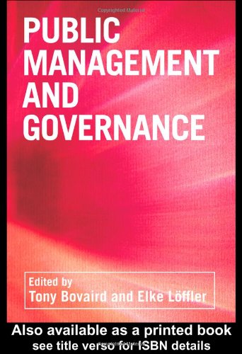 Public management and governance