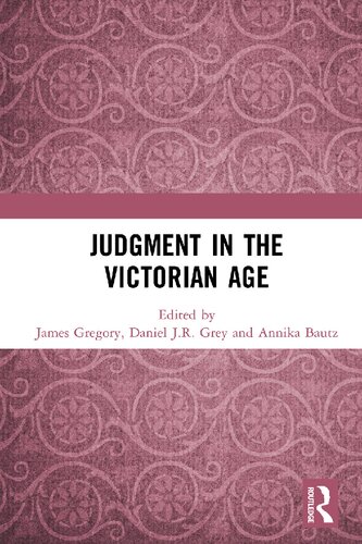 Judgment in the Victorian age