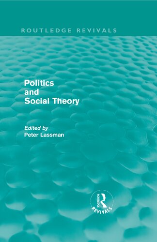 Politics and Social Theory