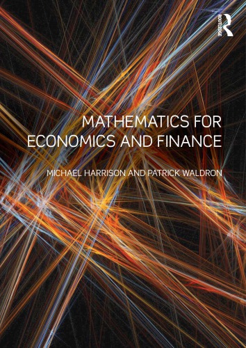 Mathematics for Economics and Finance.