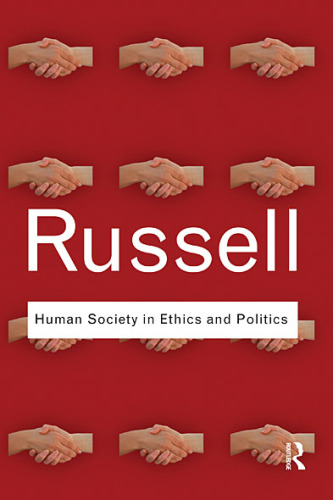 Human Society in Ethics and Politics