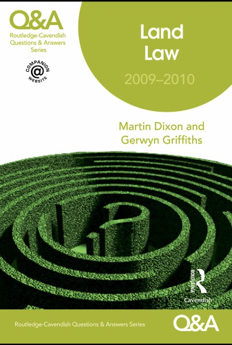 Land Law, 2009-2010