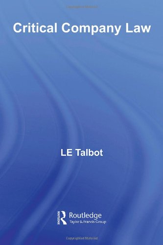 Critical Company Law