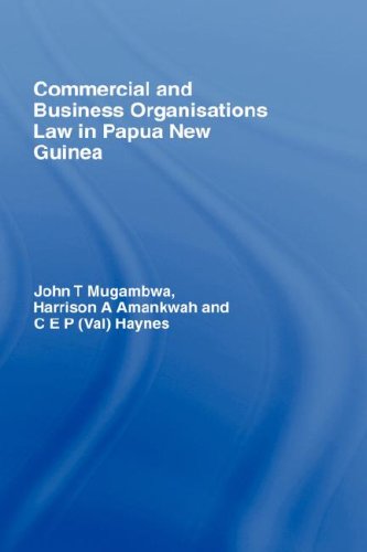 Commercial and business organisations law in Papua New Guinea