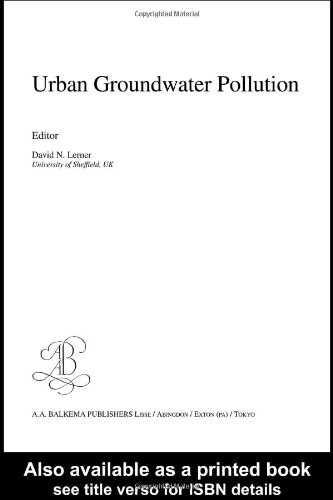 Urban Groundwater Pollution (Iah International Contributions to Hydrogeology)