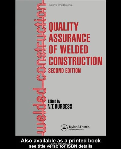 Quality assurance of welded construction