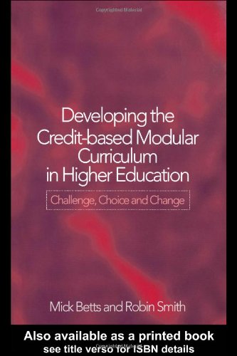 Developing the Credit-Based Modular Curriculum in Higher Education