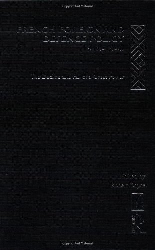 French Foreign and Defence Policy, 1918-1940