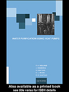 Water Purification Using Heat Pumps