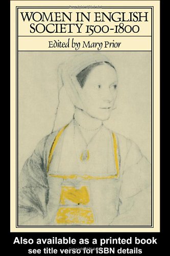 Women in English Society, 1500-1800