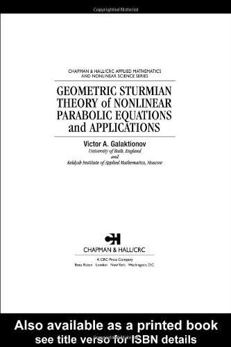 Geometric Sturmian Theory of Nonlinear Parabolic Equations and Applications