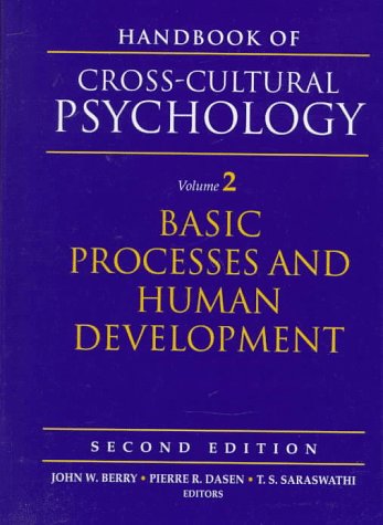 Handbook of Cross-Cultural Psychology