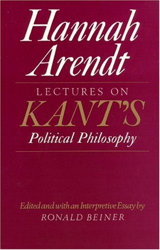 Lectures on Kant's Political Philosophy