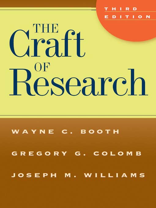 The Craft of Research