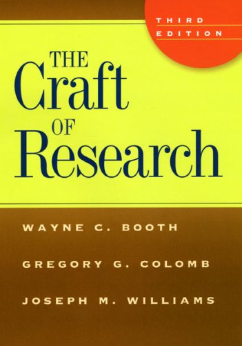 The Craft of Research