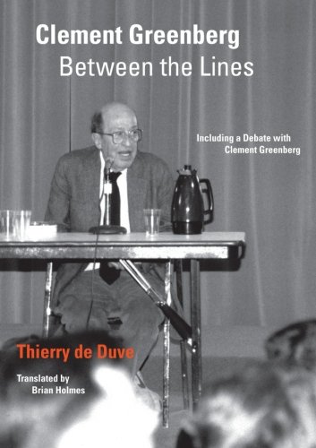 Clement Greenberg Between the Lines