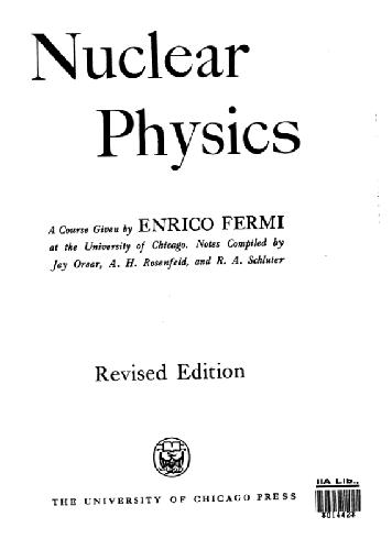 Nuclear Physics