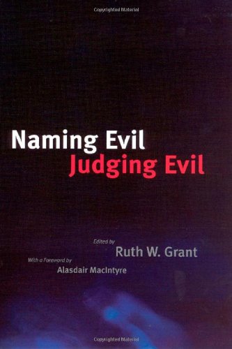 Naming Evil, Judging Evil