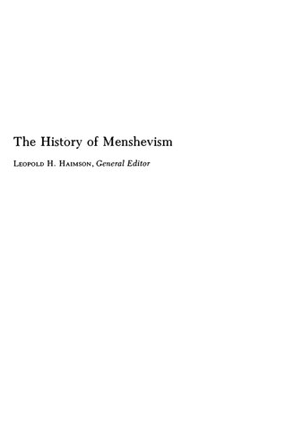 The Mensheviks