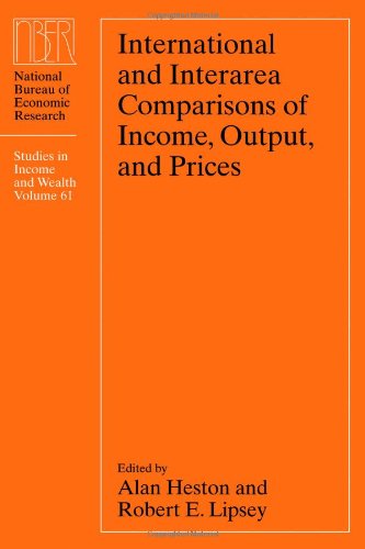 International and Interarea Comparisons of Income, Output, and Prices.