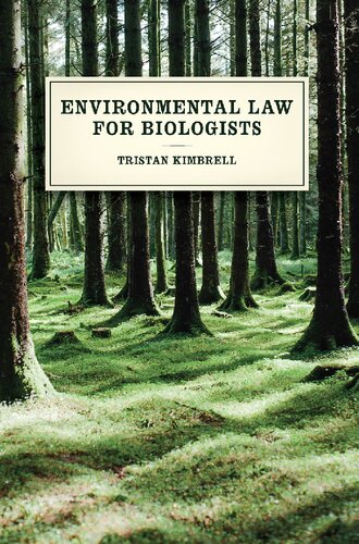 Environmental Law for Biologists