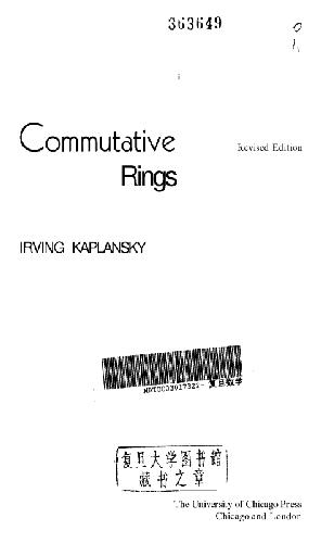 Commutative Rings