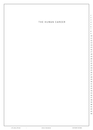 The Human Career