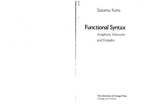 Functional Syntax