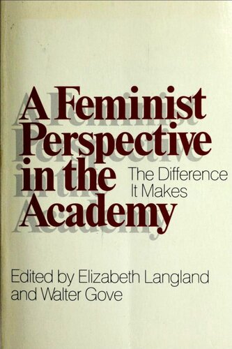 Feminist Perspective in the Academy