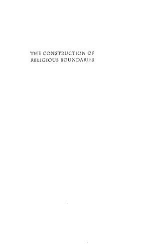 The Construction of Religious Boundaries