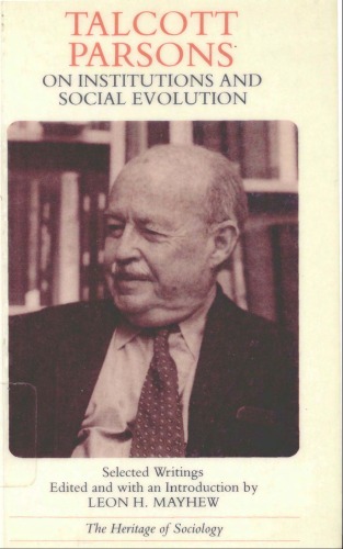 Talcott Parsons on Institutions and Social Evolution