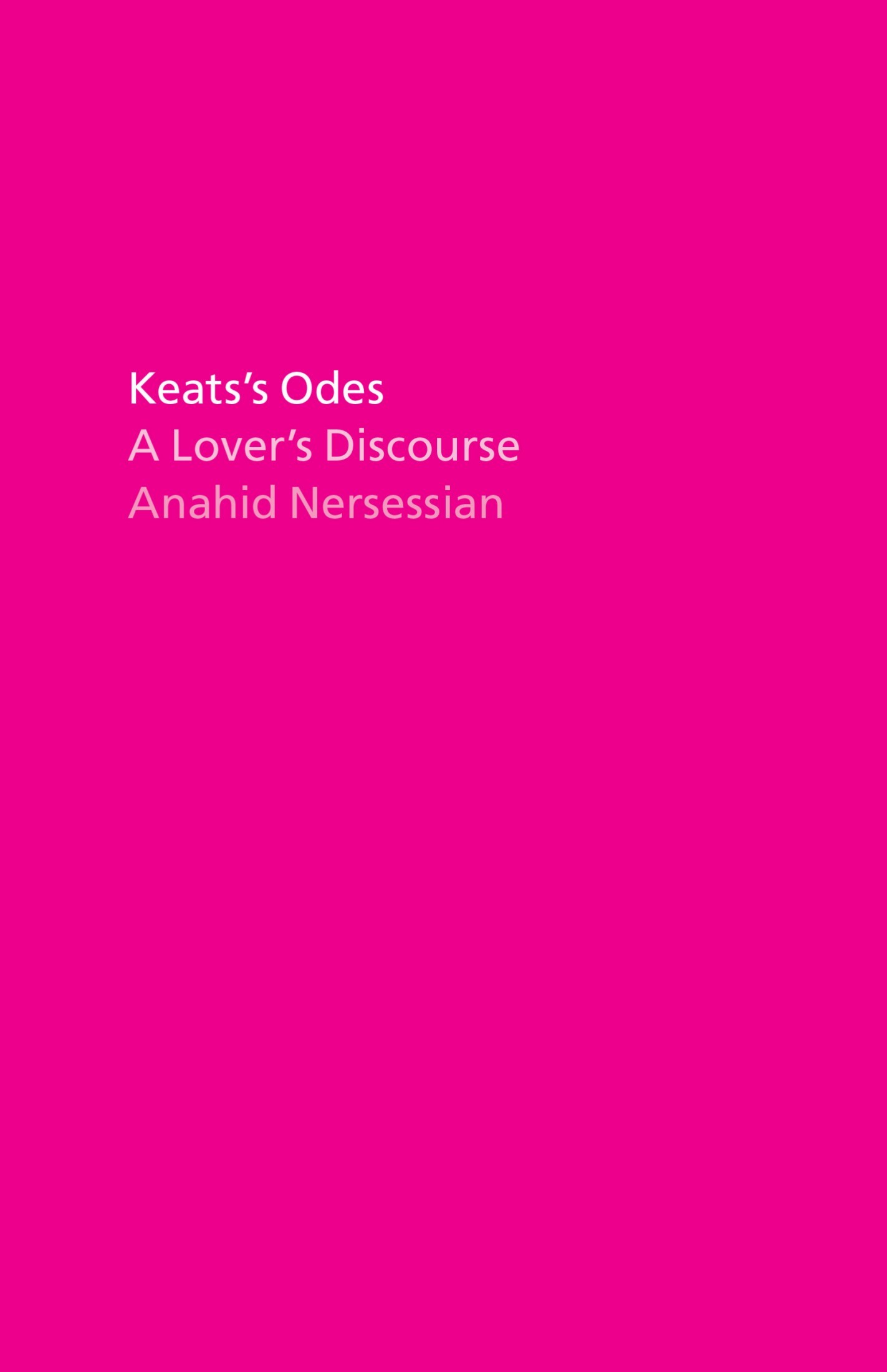 Keats's Odes