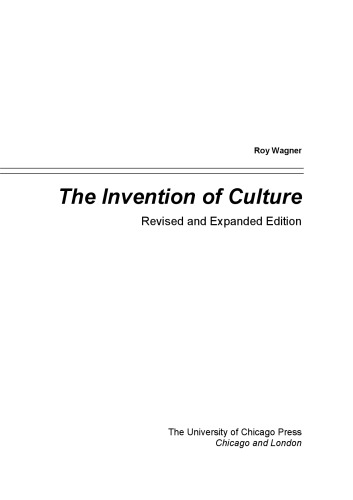 The Invention of Culture