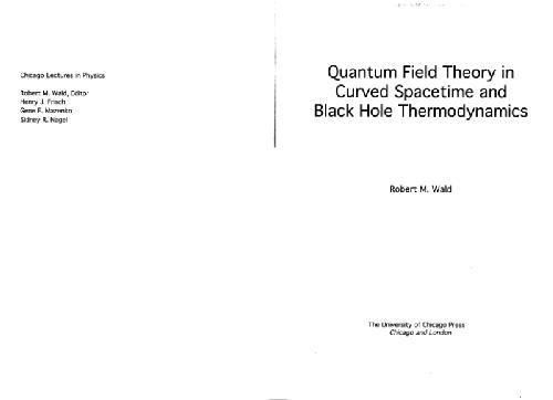 Quantum Field Theory in Curved Spacetime and Black Hole Thermodynamics