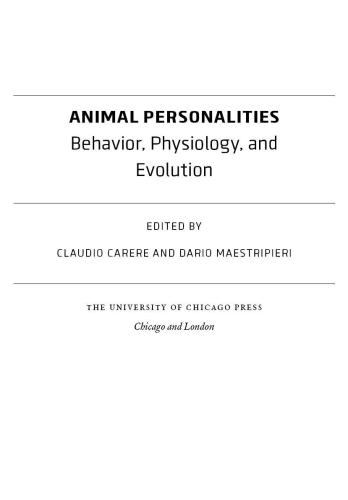 Animal Personalities