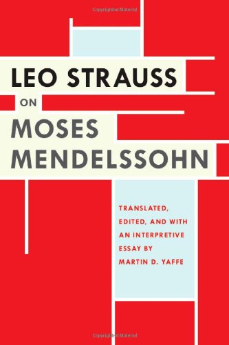 On Moses Mendelssohn