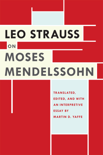 On Moses Mendelssohn