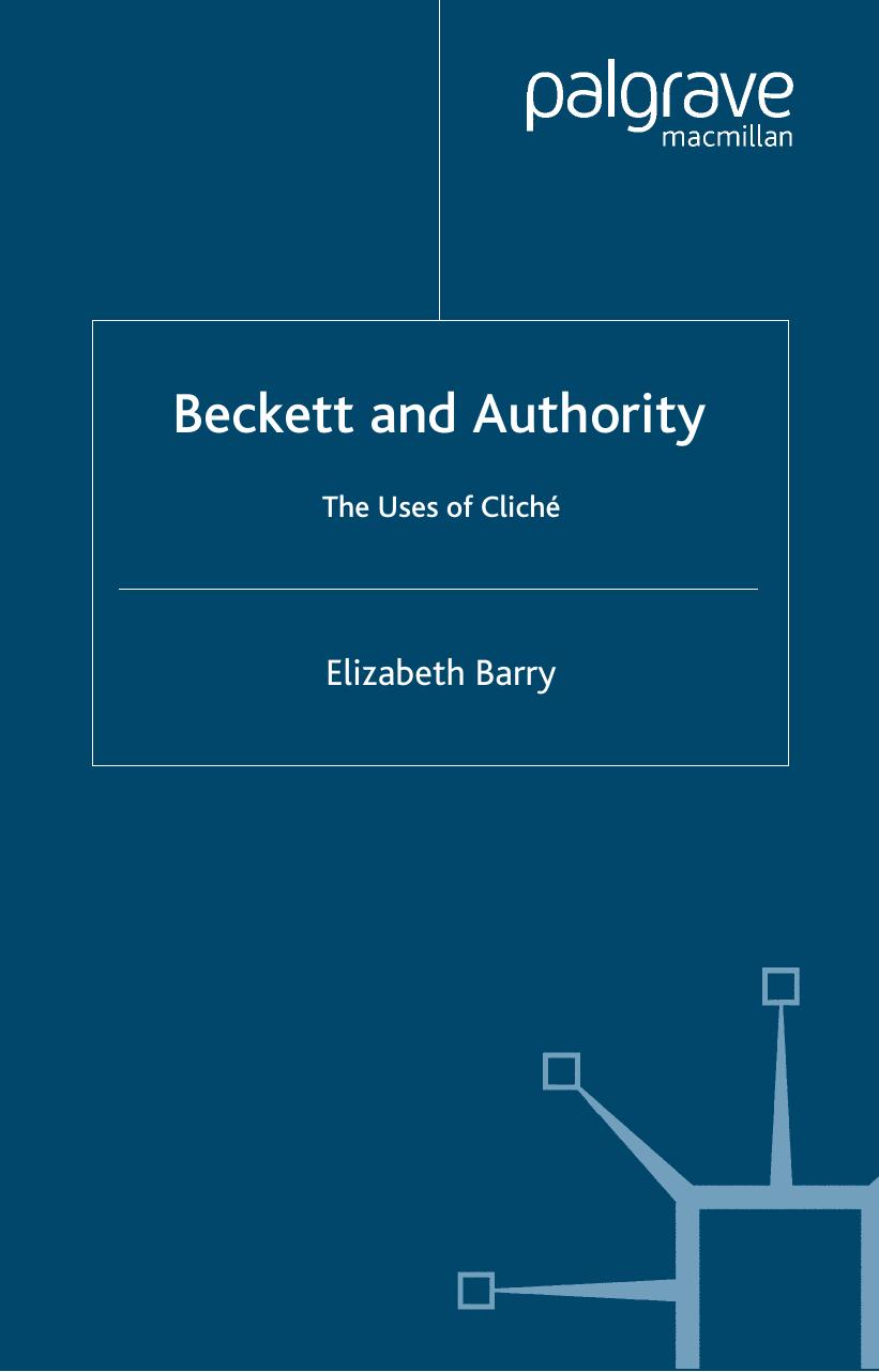 Beckett and Authority