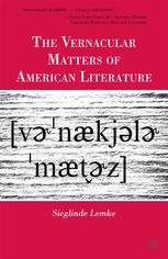 The Vernacular Matters of American Literature