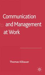 Communication and management at work